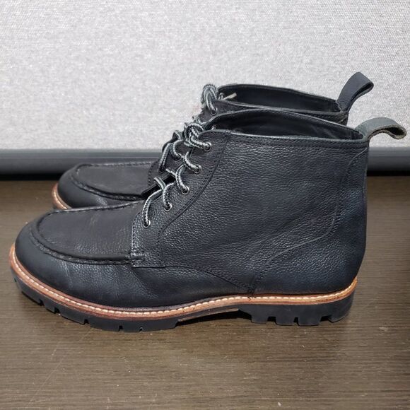 Ben Sherman Black Leather Boots Lace Up 11 EUR 44 main image 13